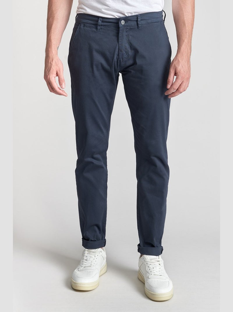 Pantalon CESAR chino 'Le Temps Des Cerises' Bleu - Kiabi