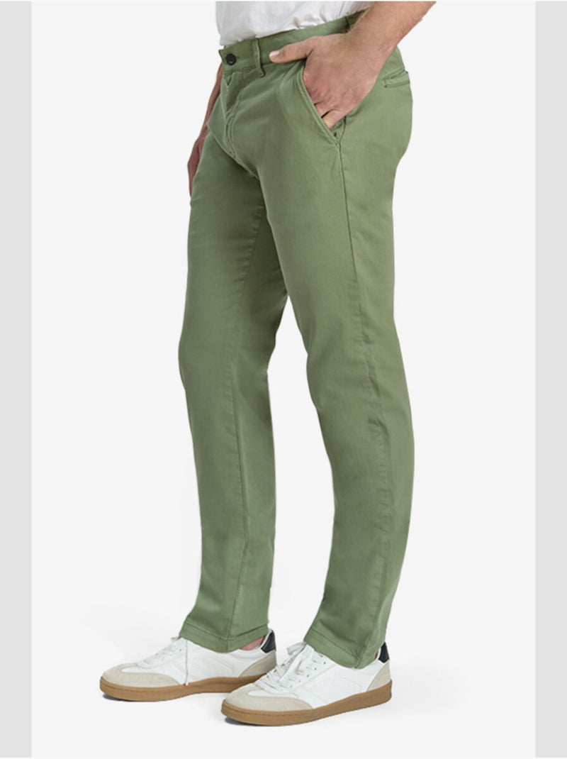 Pantalon CESAR chino 'Le Temps Des Cerises' Kaki - Kiabi