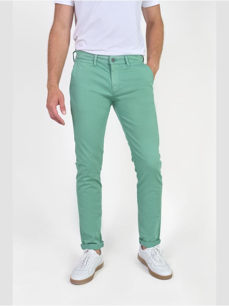 Pantalon CESAR chino 'Le Temps Des Cerises' Vert - Kiabi