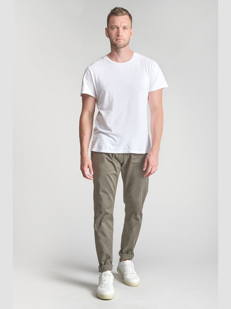 Pantalon CESAR chino 'Le Temps Des Cerises' Vert - Kiabi