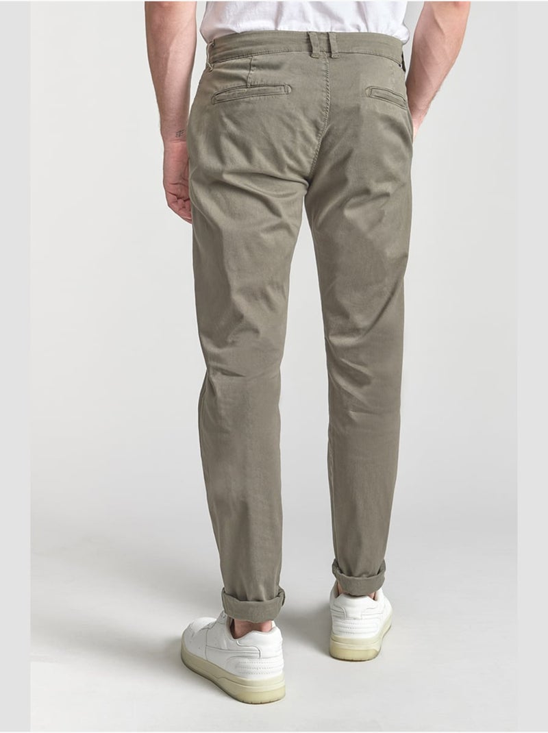 Pantalon CESAR chino 'Le Temps Des Cerises' Vert - Kiabi