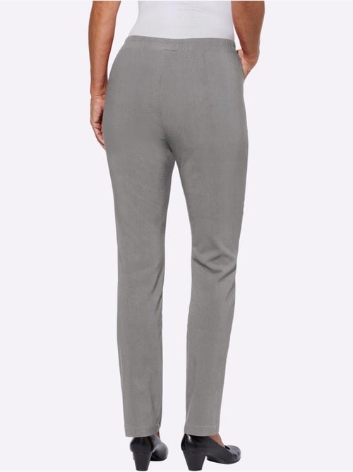 Pantalon chaud à ceinture élastique avec poches rondes - taille standard - moda vilona - Kiabi