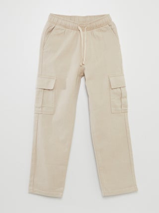 Pantalon chevrons avec poches à rabats