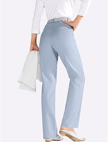 Pantalon confortable à ceinture élastique avec poches décoratives - taille standard - witt