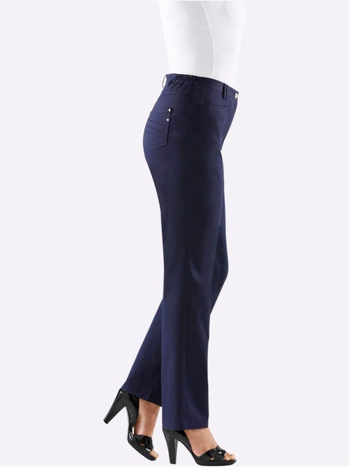 Pantalon chic à poches décoratives avec ceinture élastique - Taille standard - Witt - Kiabi Pantalon chic à poches décoratives avec ceinture élastique - Taille standard - Witt - Kiabi