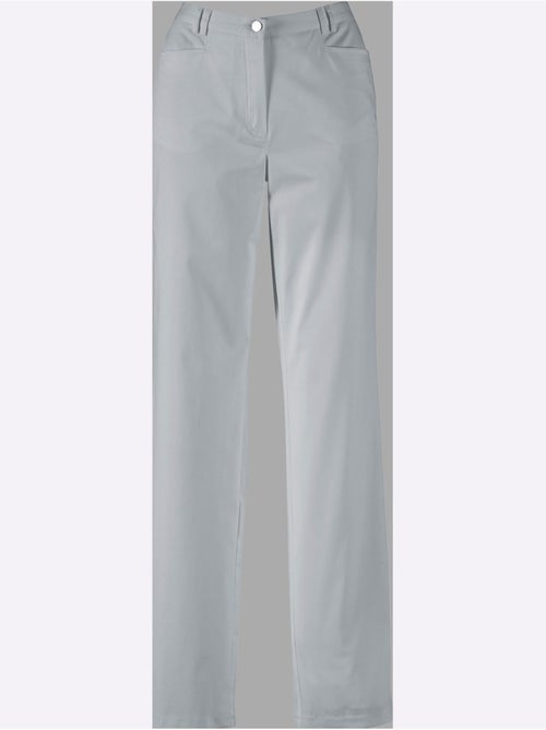 Pantalon chic à poches originales avec ceinture élastique - Taille standard - Witt - Kiabi