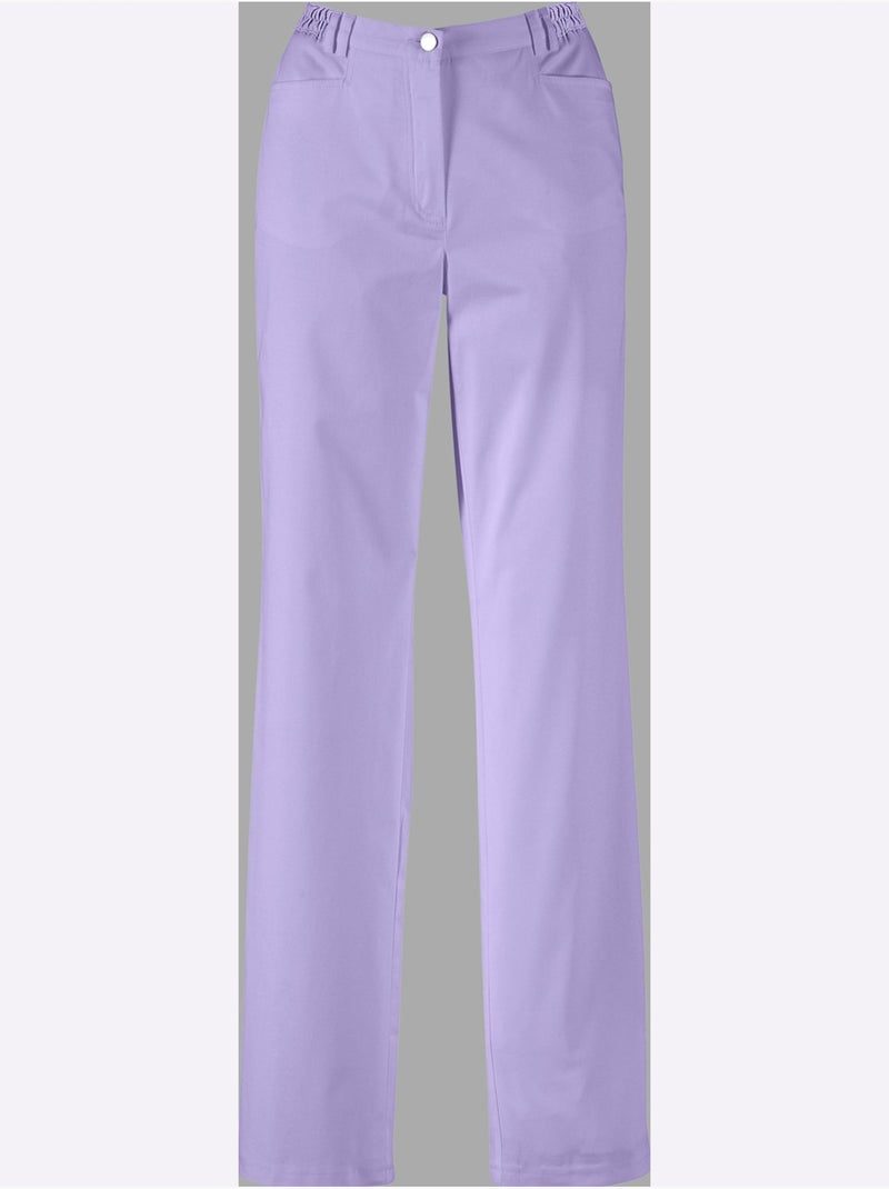 Pantalon chic avec poches arrière et traitement respirant - taille standard - witt Lavande - Kiabi