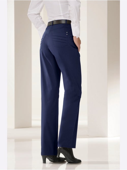 Pantalon chic avec poches décoratives et ceinture élastique - Taille courte - Witt - Kiabi Pantalon chic avec poches décoratives et ceinture élastique - Taille courte - Witt - Kiabi