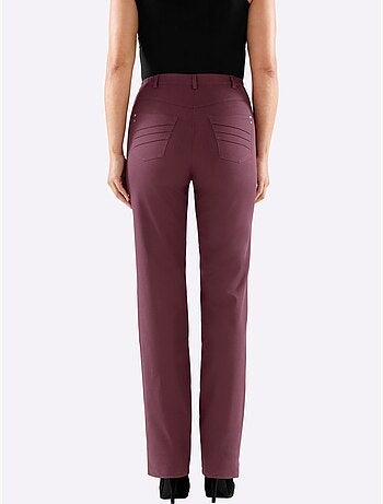 Pantalon chic avec poches décoratives et ceinture élastique - Taille courte - Witt