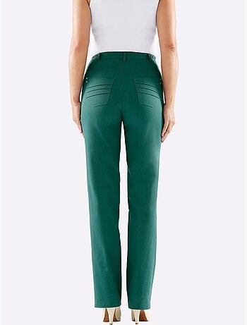 Pantalon chic avec poches décoratives et ceinture élastique - Taille courte - Witt