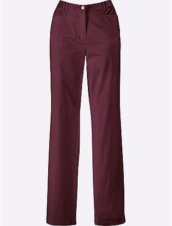 Pantalon confortable à ceinture élastique avec poches décoratives - Taille standard - Witt