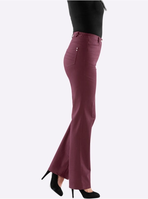 Pantalon chic avec poches et ceinture élastique latérale - Taille standard - Witt - Kiabi Pantalon chic avec poches et ceinture élastique latérale - Taille standard - Witt - Kiabi