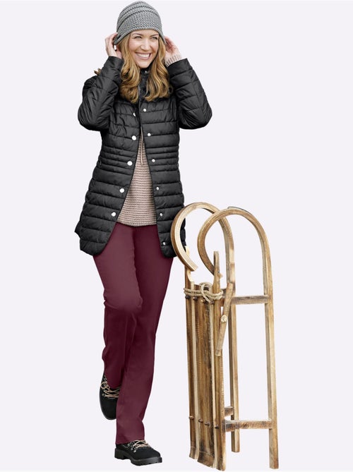 Pantalon chic avec poches et ceinture élastique latérale - Taille standard - Witt - Kiabi Pantalon chic avec poches et ceinture élastique latérale - Taille standard - Witt - Kiabi