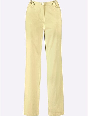 Pantalon confortable à ceinture élastique avec poches décoratives - Taille standard - Witt