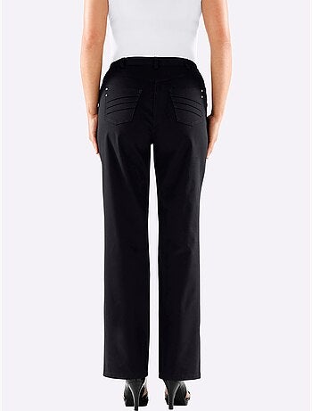 Pantalon confortable à ceinture élastique avec poches décoratives - Taille standard - Witt