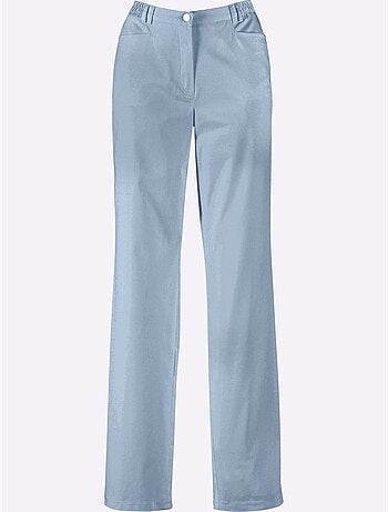 Pantalon chic avec poches à traitement respirant et anti-taches - Taille longue - Witt