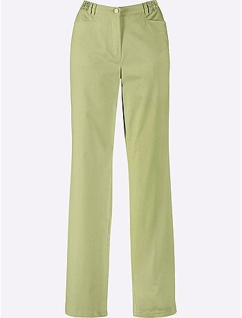 Pantalon confortable à ceinture élastique avec poches décoratives - Taille standard - Witt