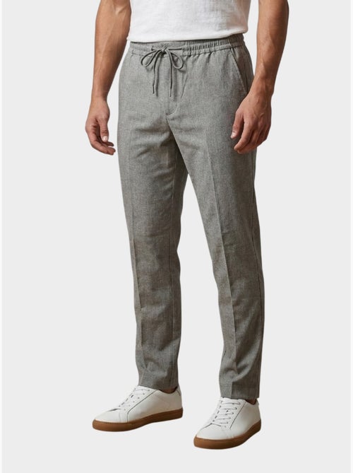 Pantalon chic décontracté à cordon - Kiabi