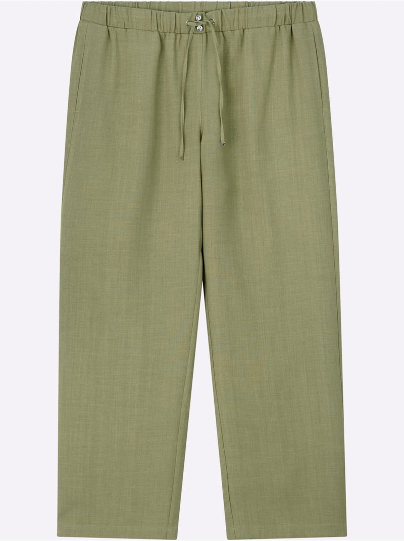 Pantalon Chiné - Taille Standard - Sheego Beige/Blanc - Kiabi