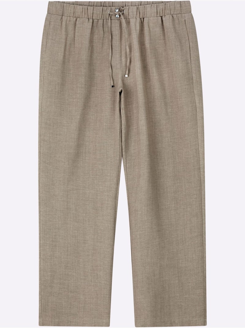 Pantalon Chiné - Taille Standard - Sheego Ivoire - Kiabi