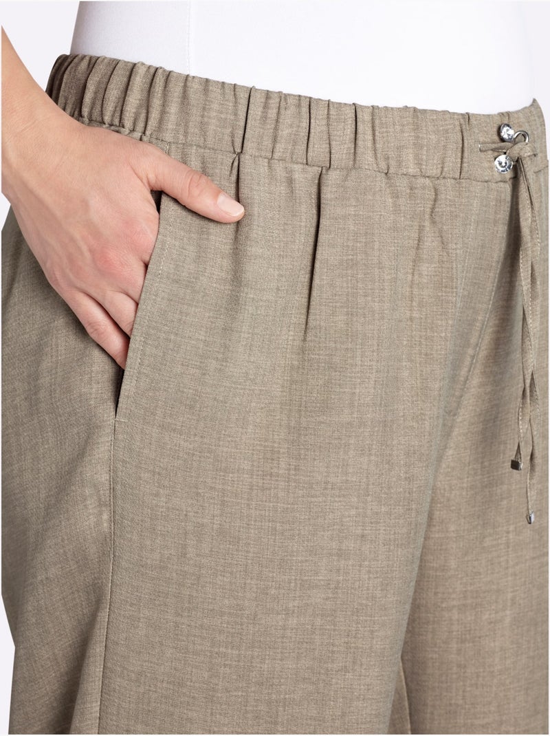 Pantalon Chiné - Taille Standard - Sheego Ivoire - Kiabi