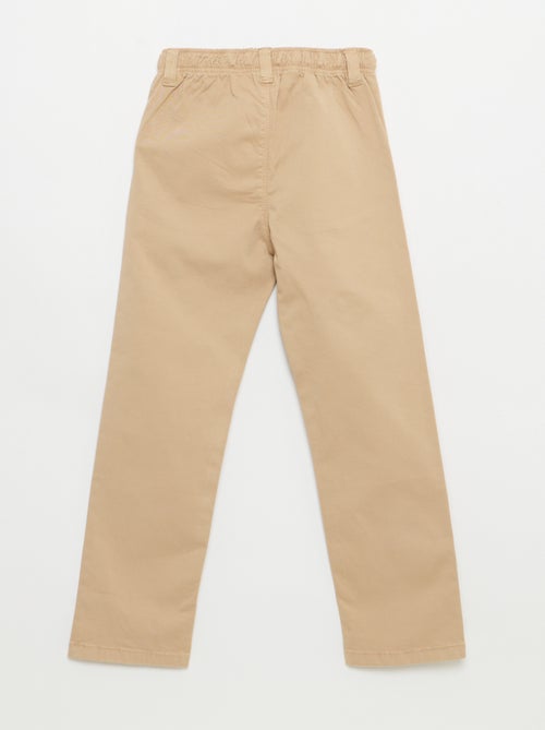 Pantalon chino - collection facile à enfiler - Kiabi