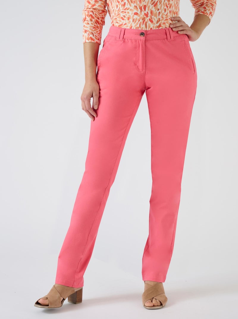 Pantalon chino - Damart Rose - Kiabi