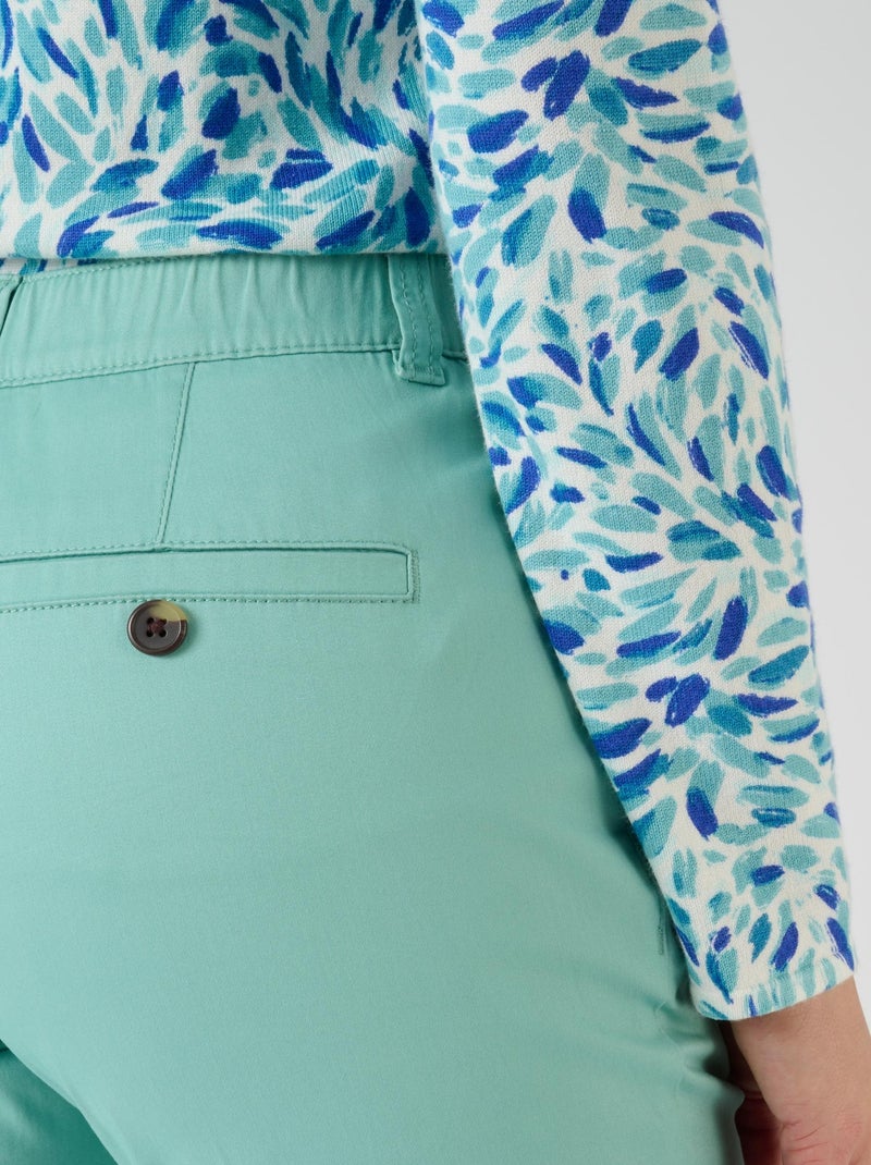 Pantalon chino - Damart Vert clair - Kiabi