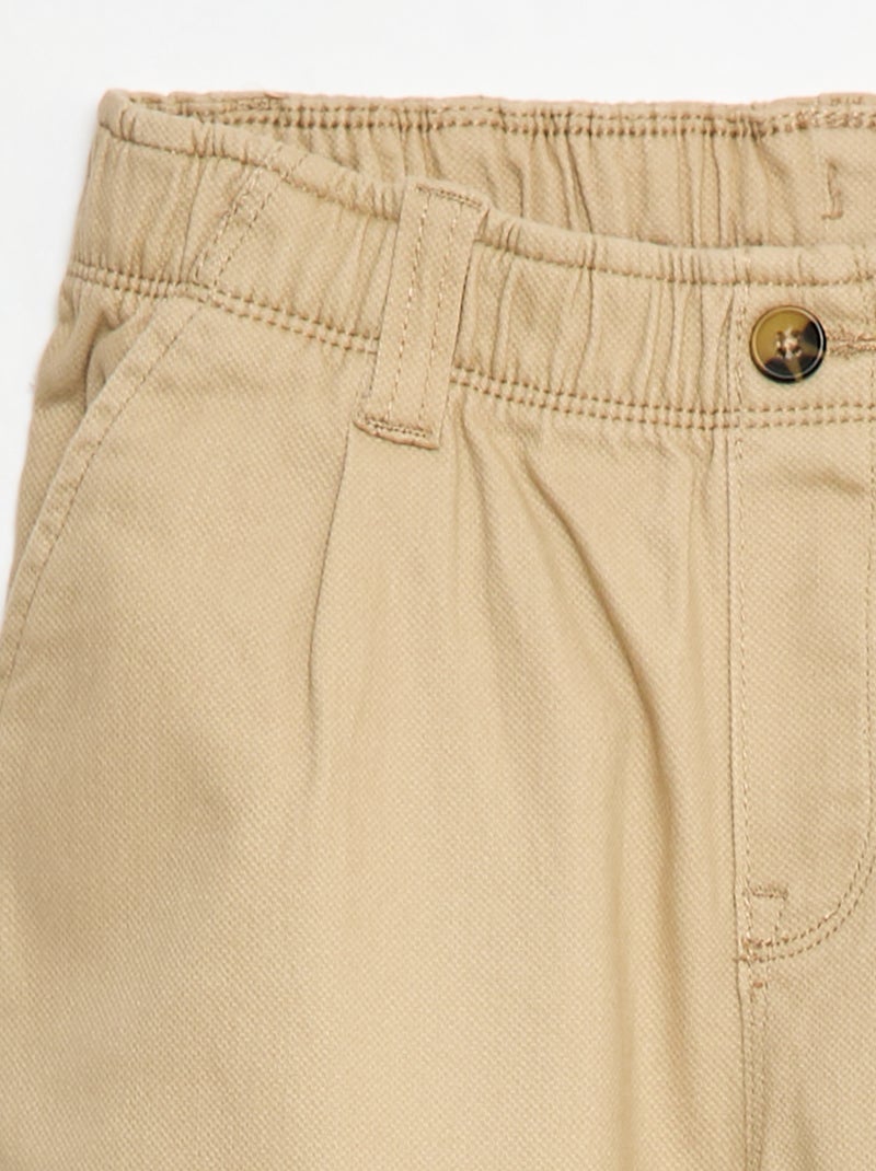 Pantalon chino - So Easy Beige - Kiabi