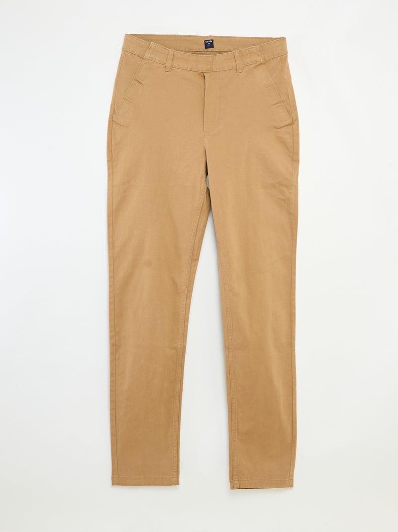 Pantalon chino - So Easy Beige - Kiabi