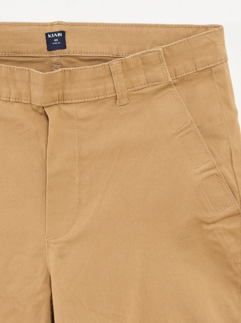 Pantalon chino - So Easy Beige - Kiabi