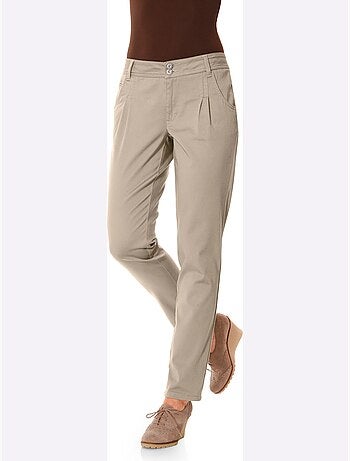 Pantalon chino - taille courte - helline