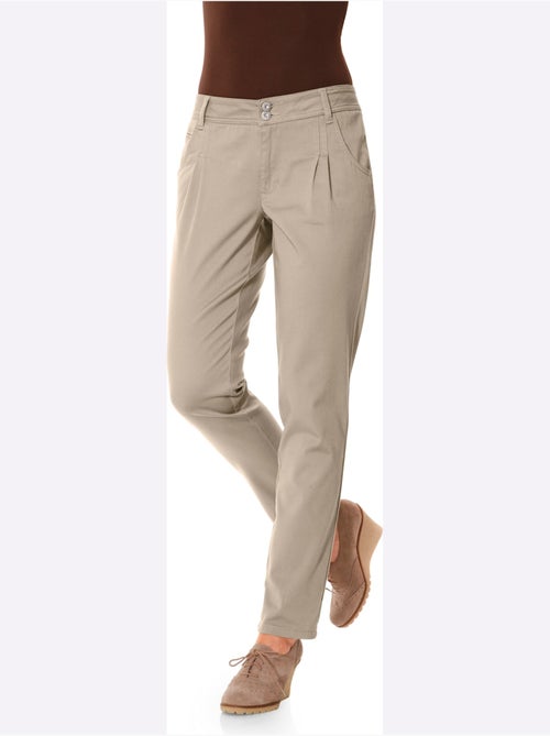 Pantalon chino - taille courte - helline - Kiabi Pantalon chino - taille courte - helline - Kiabi