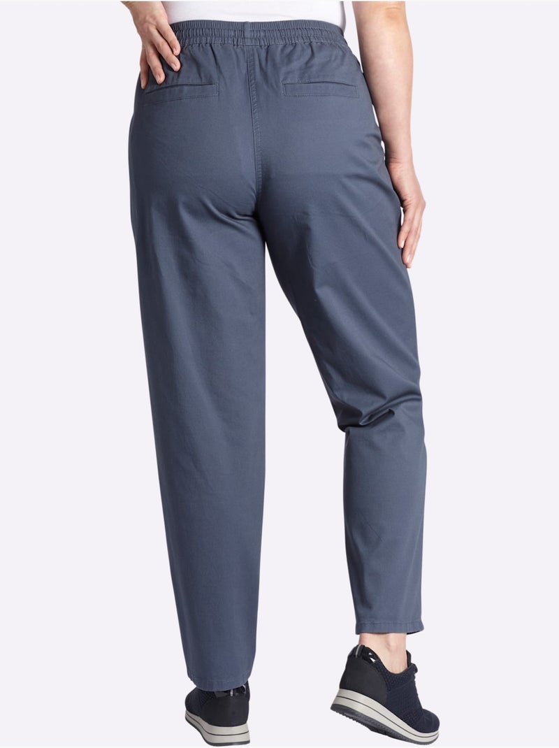 Pantalon Chino - Taille Standard - Sheego Bleu - Kiabi
