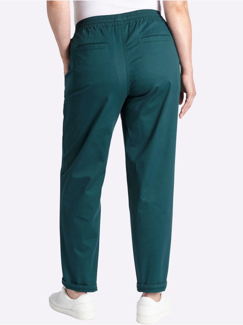 Pantalon Chino - Taille Standard - Sheego Bleu pétrole - Kiabi