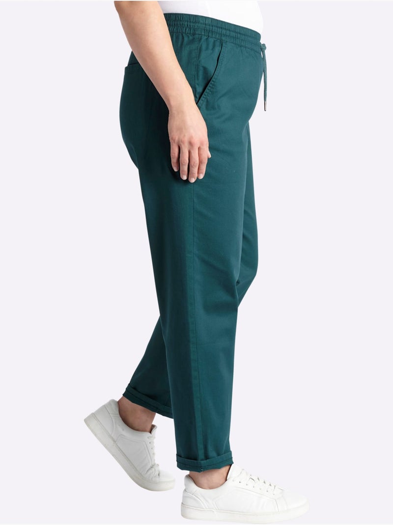 Pantalon Chino - Taille Standard - Sheego Bleu pétrole - Kiabi