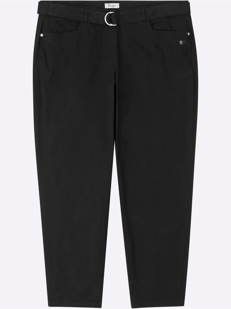 Pantalon Chino - Taille Standard - Sheego Noir - Kiabi