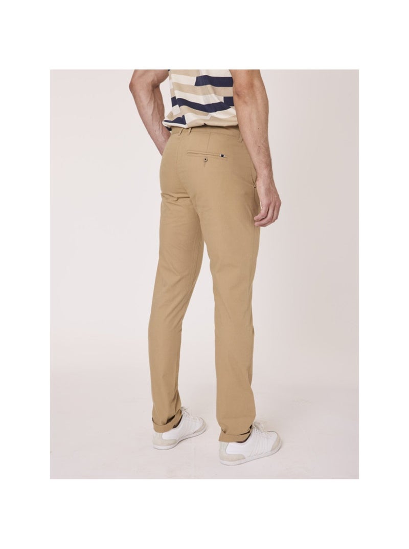 Pantalon Chino - Terre de Marins Beige foncé - Kiabi