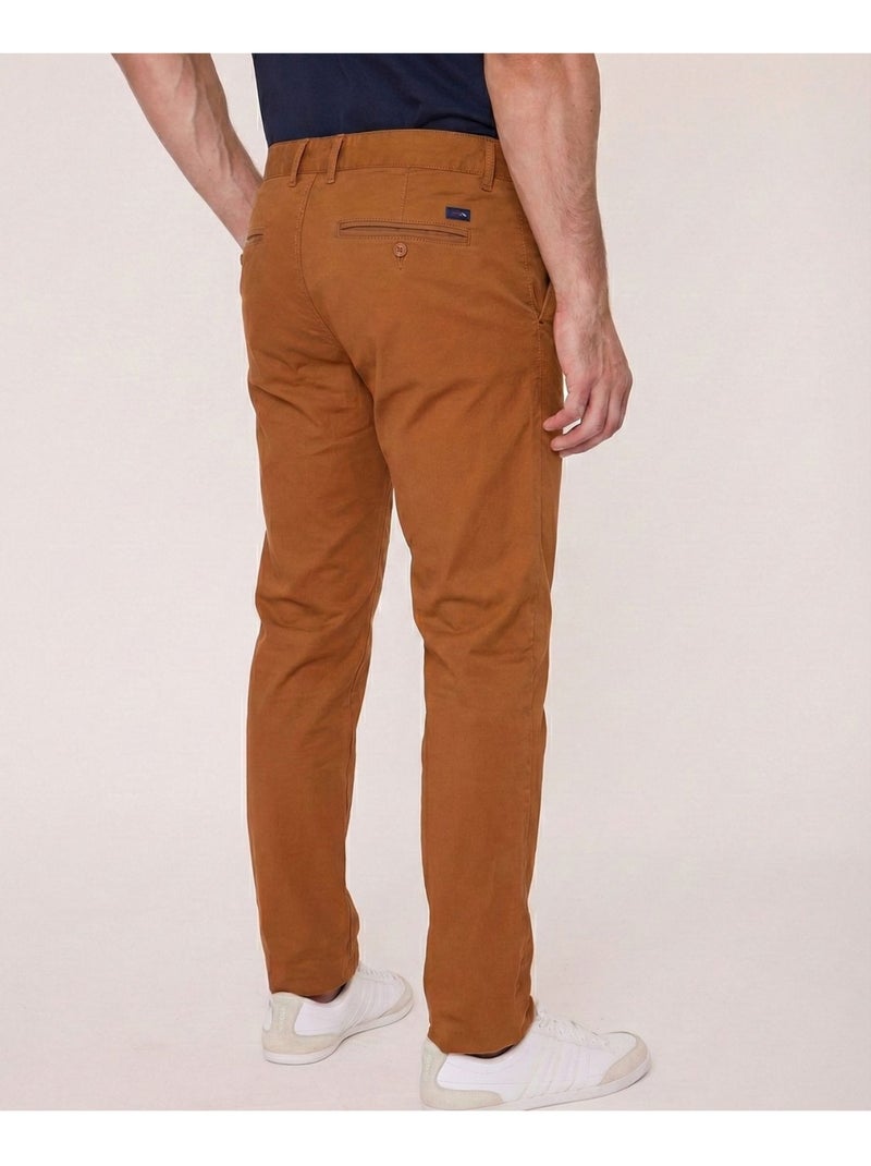 Pantalon Chino - Terre de Marins Marron - Kiabi