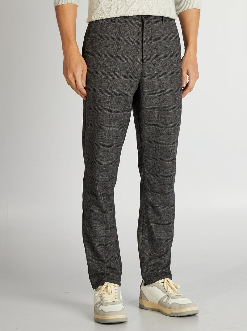 Pantalon Chino à Carreaux ONLY & SONS Pour Homme - Coupe Slim, Taille 36W/32L - Décontracté & Élégant