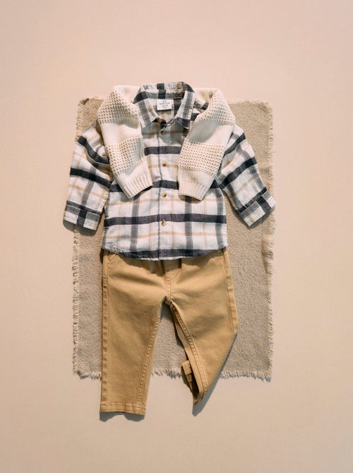 Pantalon Chino avec Cordon - Kiabi