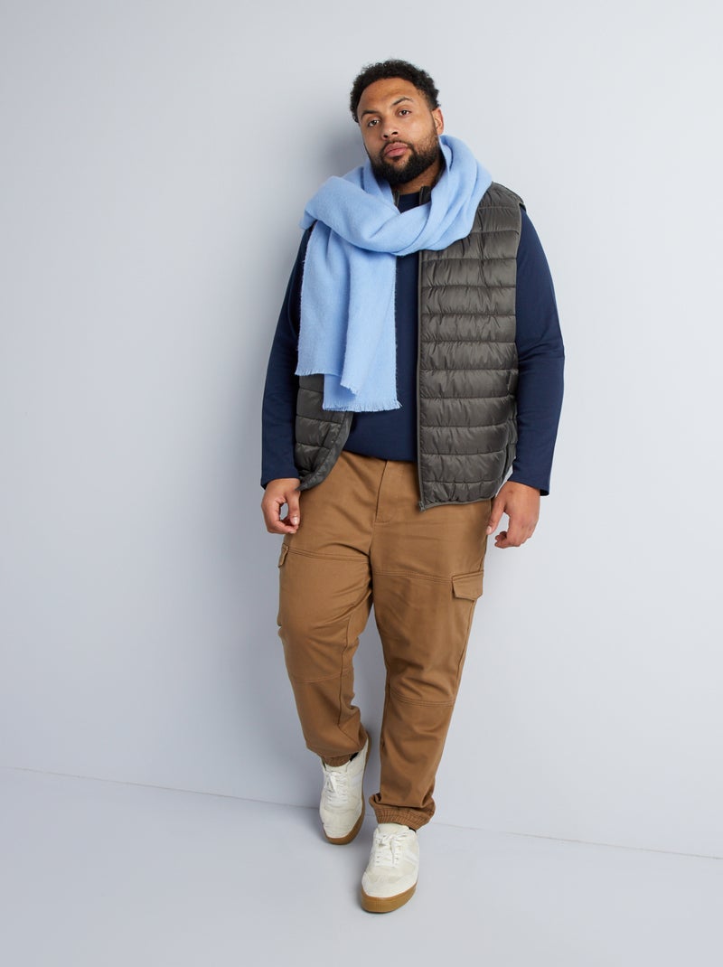 Pantalon chino avec poches sur les côtés Marron - Kiabi