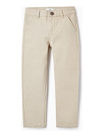 Pantalon chino beige pour garçon BROTHERS&SISTERS