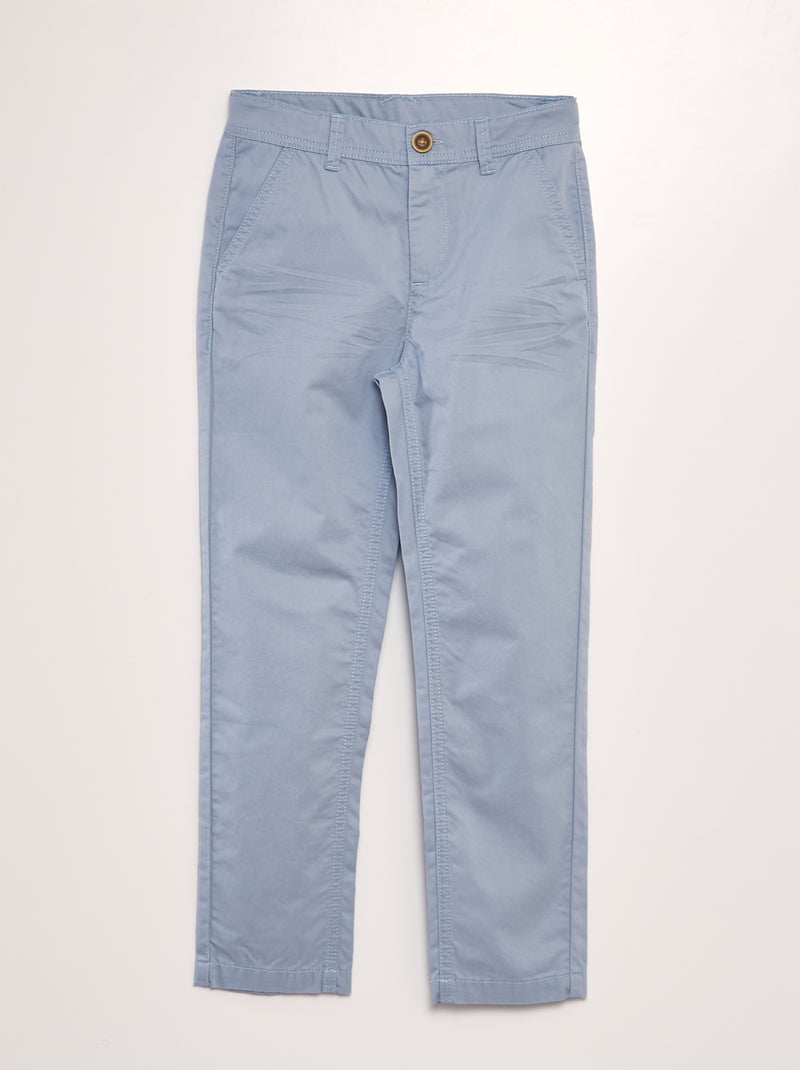 Pantalon chino Bleu - Kiabi