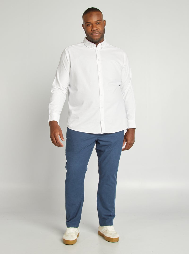 Pantalon chino Bleu - Kiabi