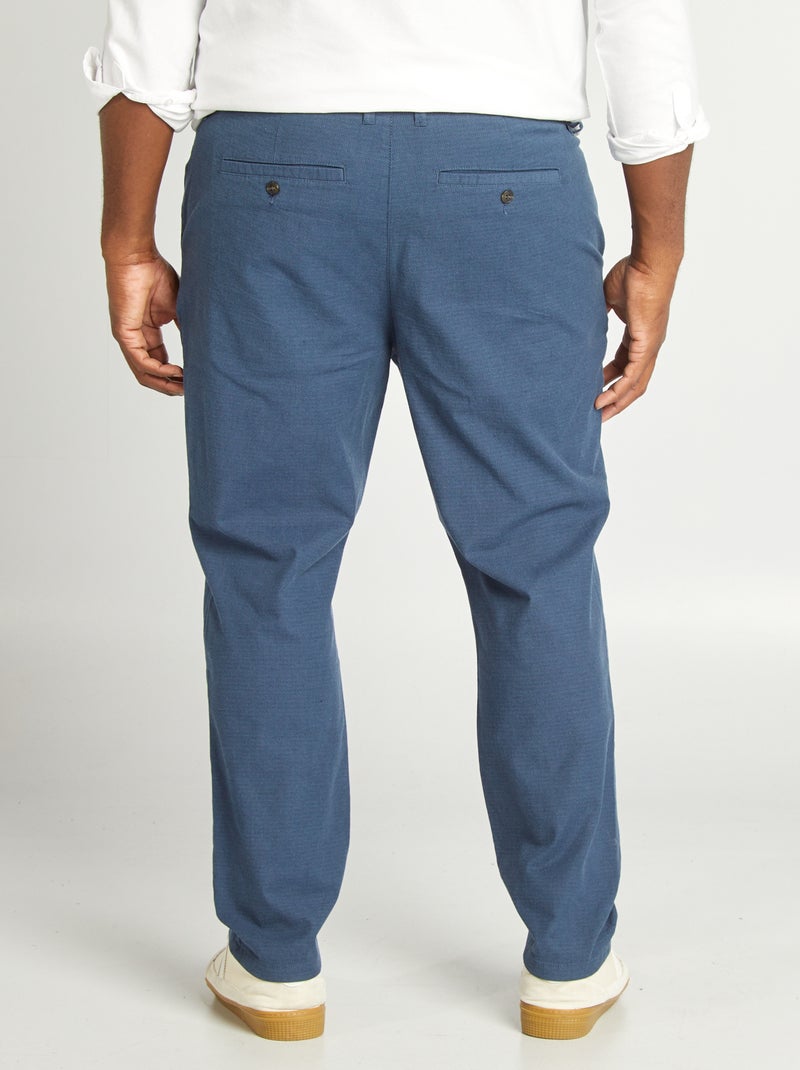 Pantalon chino Bleu - Kiabi