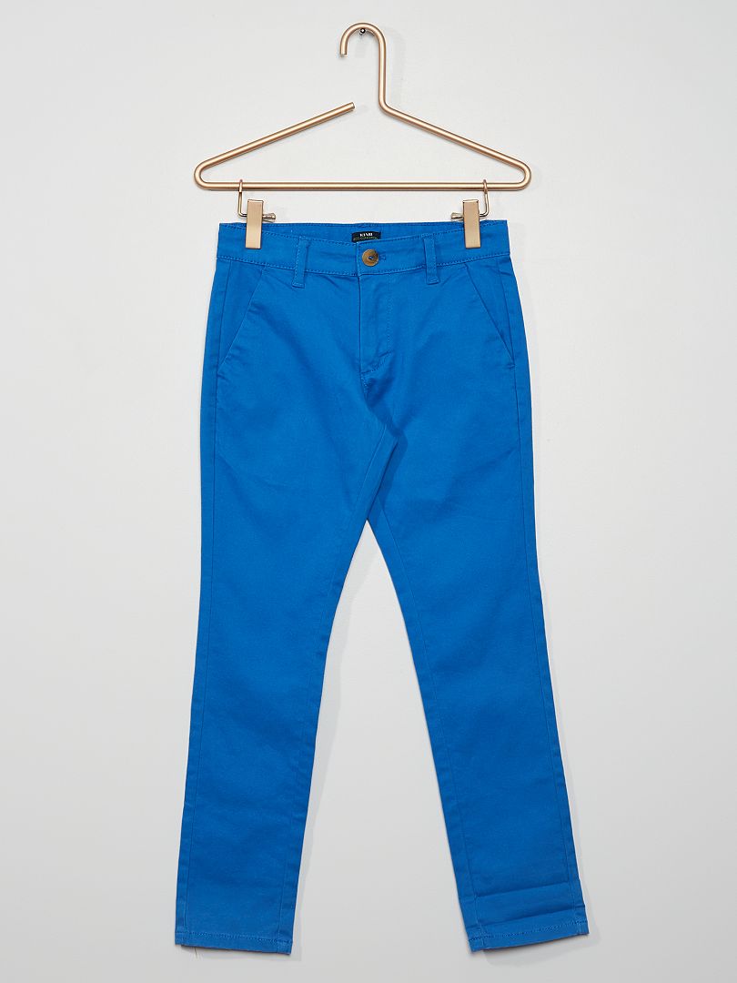 Pantalon chino Bleu - Kiabi