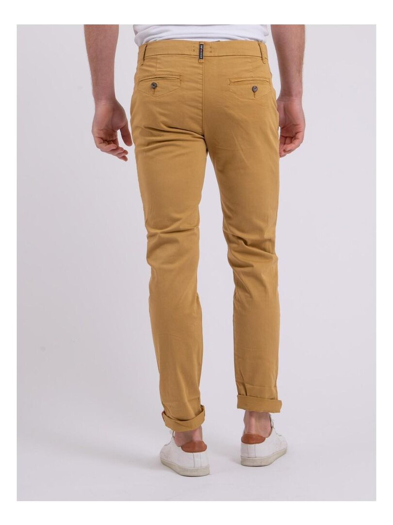 Pantalon chino outlet femme moutarde