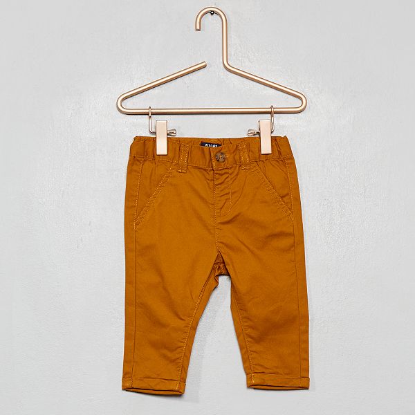 Pantalon Chino Bebe Garcon Camel Kiabi 5 60