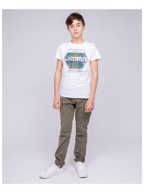 Pantalon chino CANDELO garçon - Kiabi